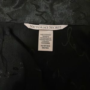 Victorias Secret black pj top